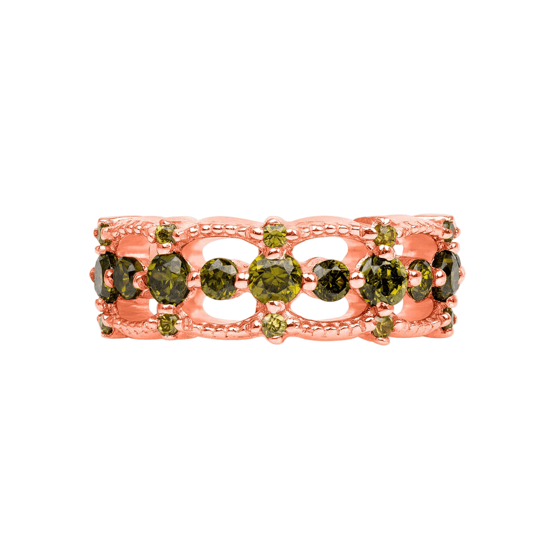 Chaaya Clicker with 2mm & 1mm Gemstones – 14K & 18K Gold - piercing - zone.com