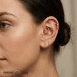 Chainmail Clicker – 14K & 18K Gold - piercing - zone.com