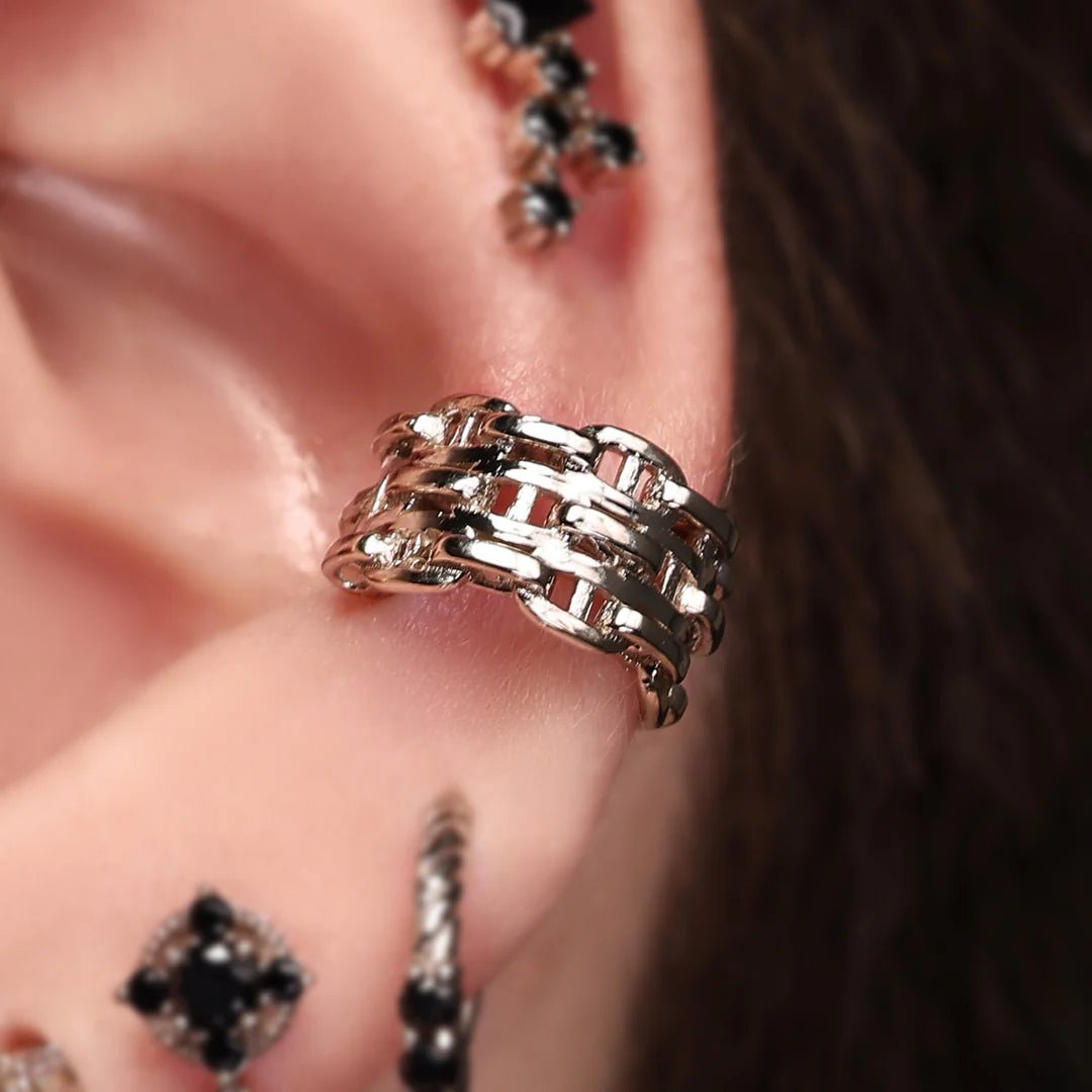 Chainmail Clicker – 14K & 18K Gold - piercing - zone.com