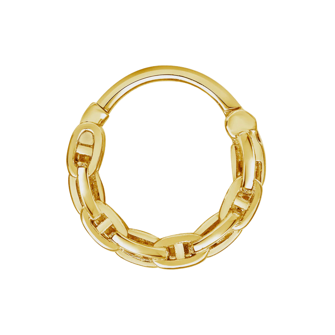 Chainmail Clicker – 14K & 18K Gold - piercing - zone.com