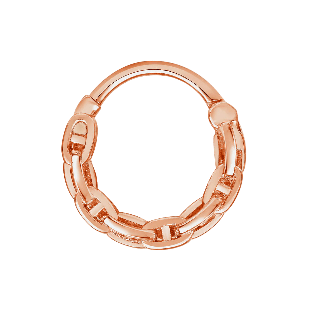 Chainmail Clicker – 14K & 18K Gold - piercing - zone.com