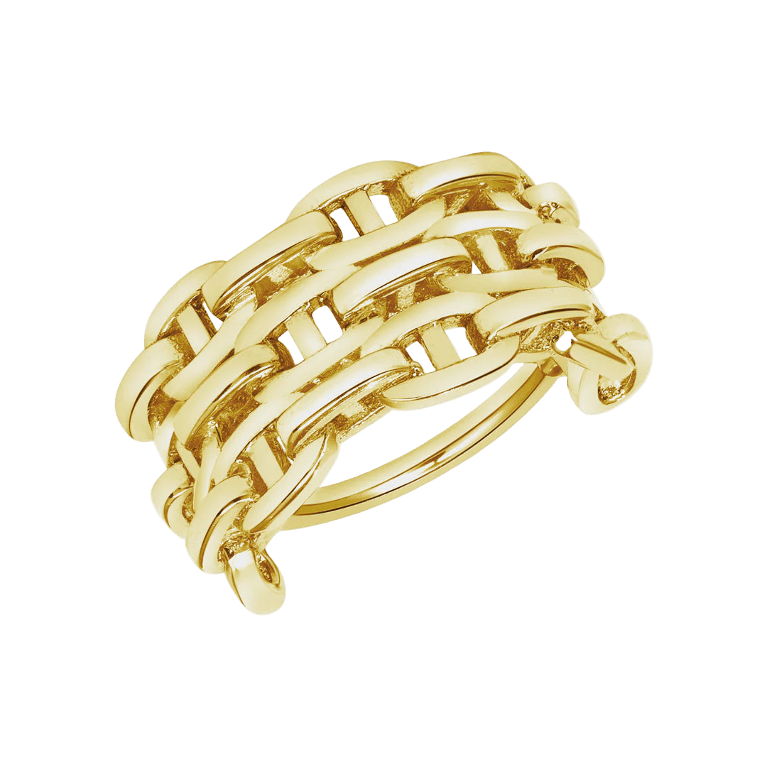 Chainmail Clicker – 14K & 18K Gold - piercing - zone.com