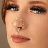 Change Maker CZ - 14K Gold Gem Threadless End - piercing - zone.com