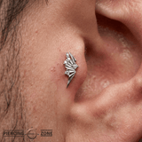 Change Maker CZ - 14K Gold Gem Threadless End - piercing - zone.com