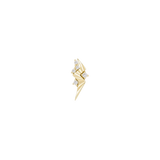 Change Maker CZ - 14K Gold Gem Threadless End - piercing - zone.com