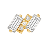 Charlotte – 14K Gold Threadless/Threaded End - piercing-zone.com