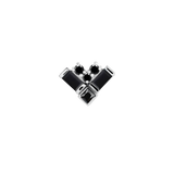 Charming Baguette – 14K/18K Gold Multi - Stone Threadless End - piercing - zone.com