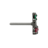 Cherries - 14K Gold Stone Threadless/Threaded End - piercing - zone.com