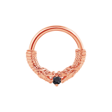 Chinese Dragon Seamless Ring – 14K Gold Sculpted Mythic Design