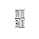Chocolate Bar – 14K Gold Threadless/Threaded End - piercing-zone.com