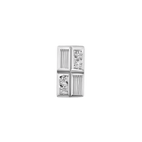 Chocolate Bar – 14K Gold Threadless/Threaded End - piercing - zone.com
