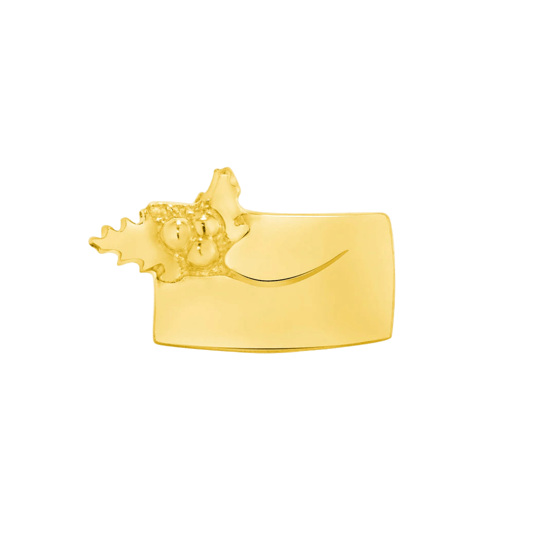 Christmas Card – 14K/18K Gold Threadless End - piercing - zone.com