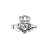 Claddagh Hands – 14K Gold Threadless/Threaded End - piercing-zone.com