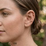 Classic Balls – Polished Spheres – 14K Gold Threadless & Threaded Ends - piercing - zone.com