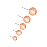 Classic Balls – Solid 14K Gold Spherical End - piercing - zone.com