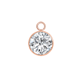 Classic Bezel – 14K & 18K Gold Gemstone Charm
