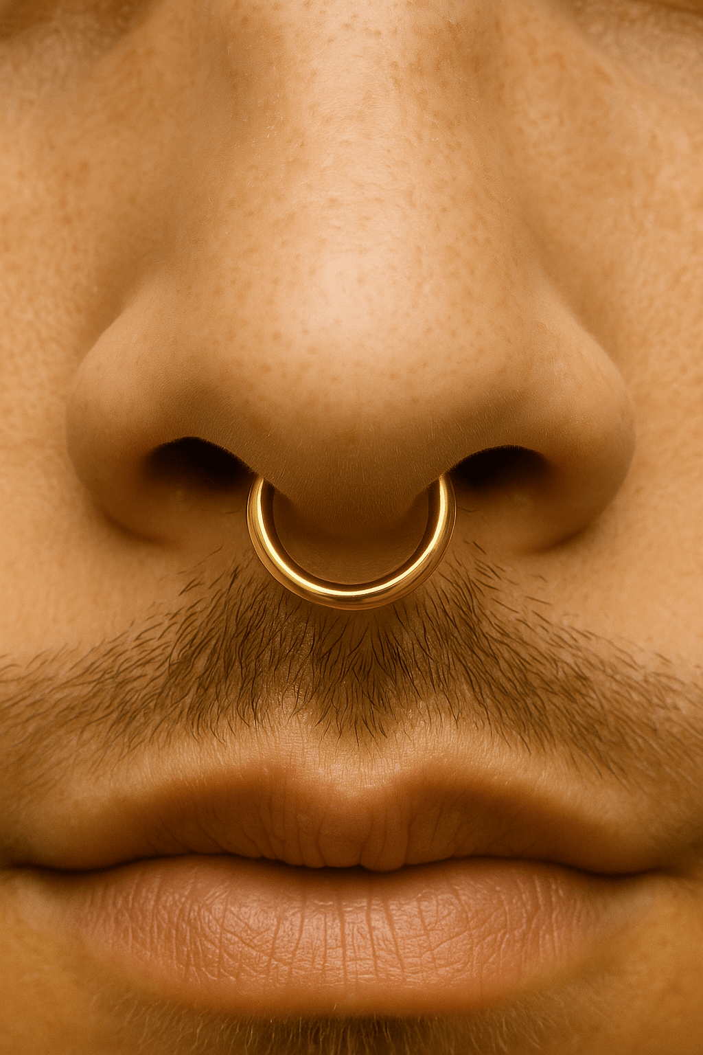 Classic Clicker – 14K Gold Smooth Hoop with Hinge - piercing - zone.com