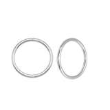 Classic Seamless Ring – 14K Gold Endless Hoop - piercing - zone.com