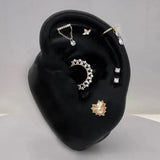 Classic Seamless Ring – 14K Gold Endless Hoop - piercing - zone.com