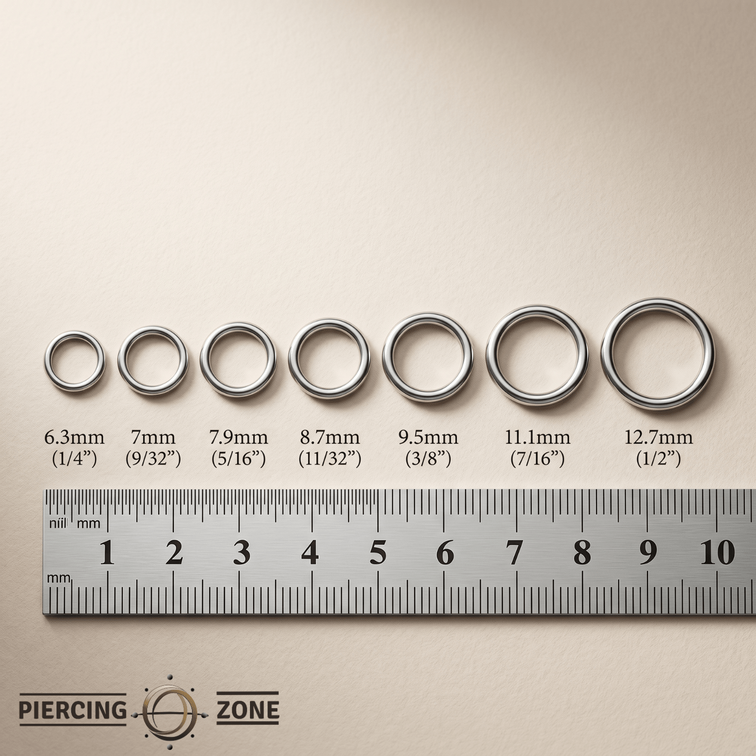 Classic Sleek – 14K & 18K Gold Clicker Ring - piercing - zone.com