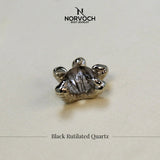 Claw with Gem – 14K Gold Threadless End - piercing - zone.com