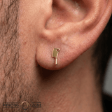 Cleaver - 18K Gold Threadless/Threaded End - piercing-zone.com