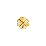Clover – 14K Gold Threadless & Threaded End - piercing - zone.com
