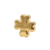 Clover – 14K Gold Threadless/Threaded End - piercing - zone.com