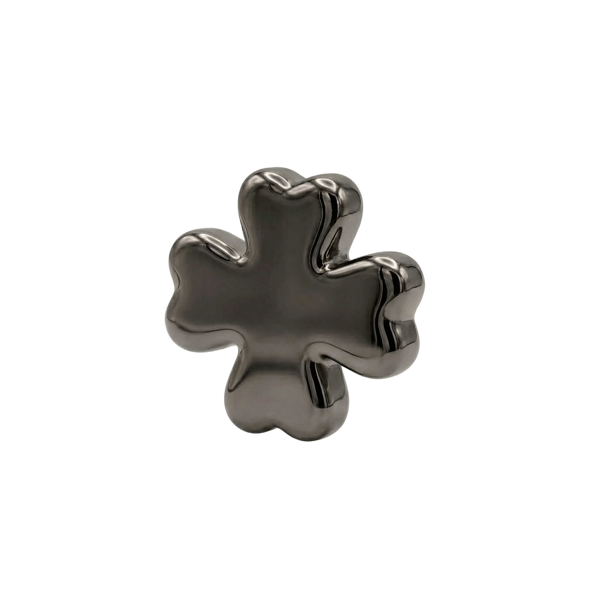 Clover – 14K Gold Threadless/Threaded End - piercing - zone.com