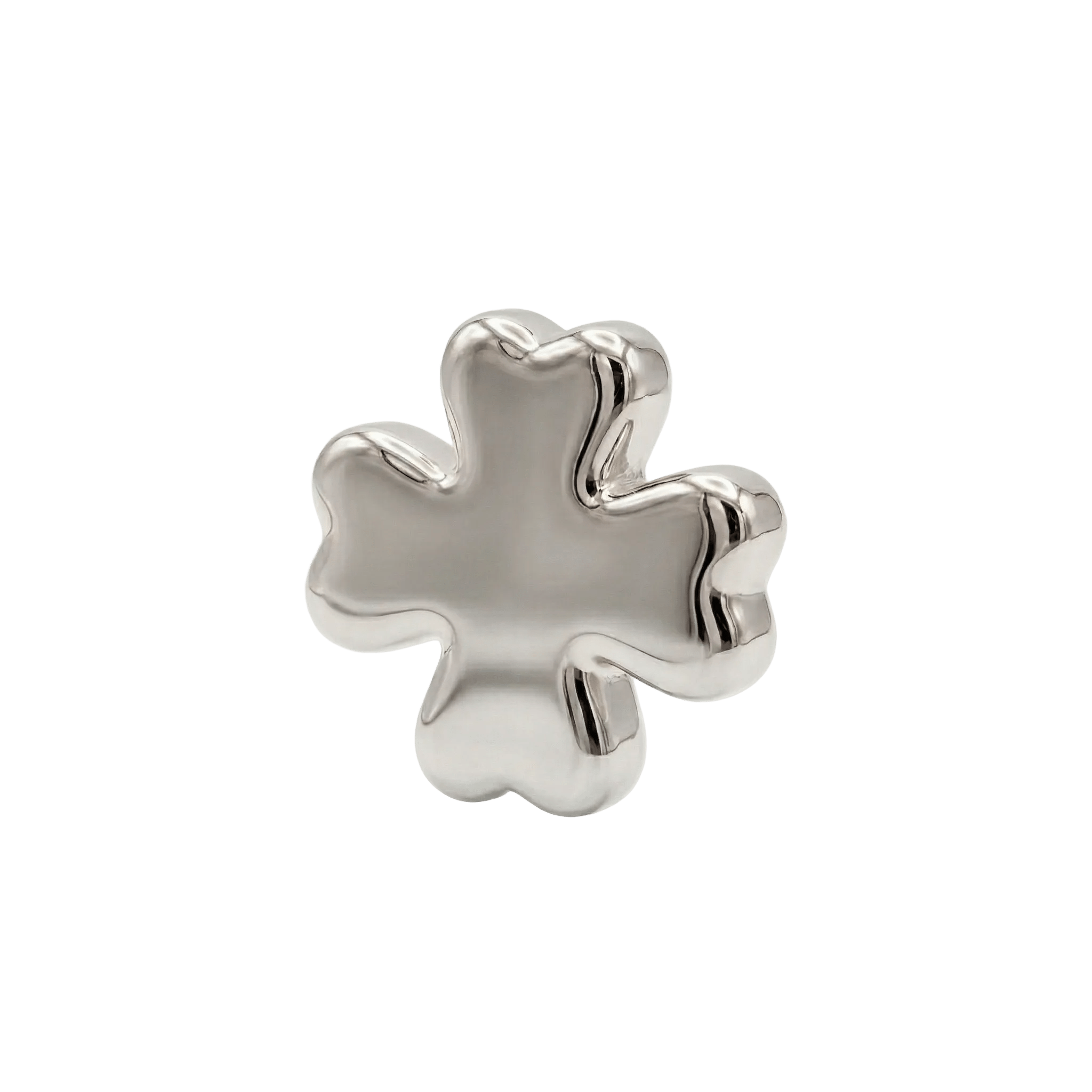 Clover – 14K Gold Threadless/Threaded End - piercing - zone.com