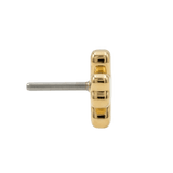 Clover – 14K Gold Threadless/Threaded End - piercing - zone.com