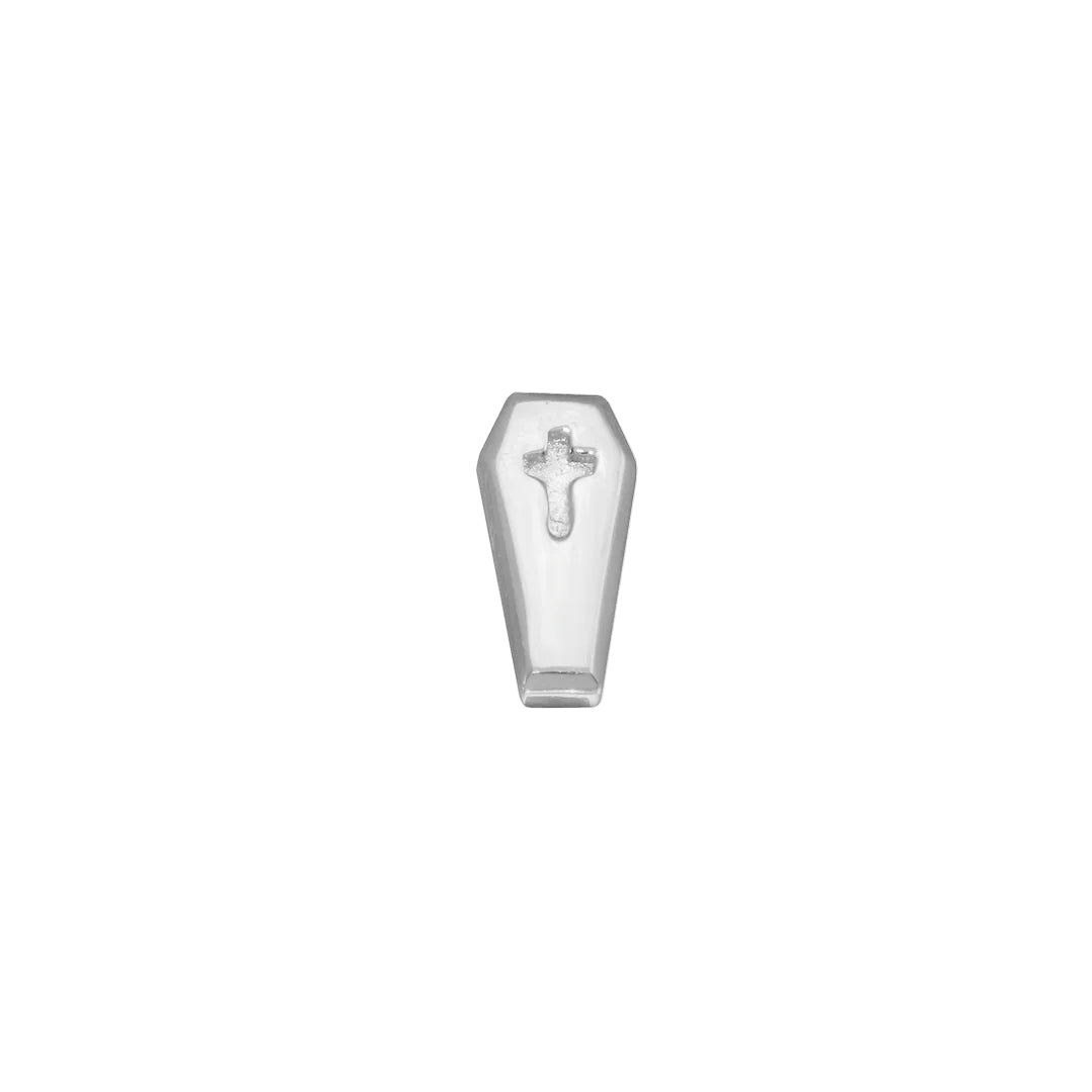Coffin – 14K Gold Threadless & Threaded End - piercing - zone.com