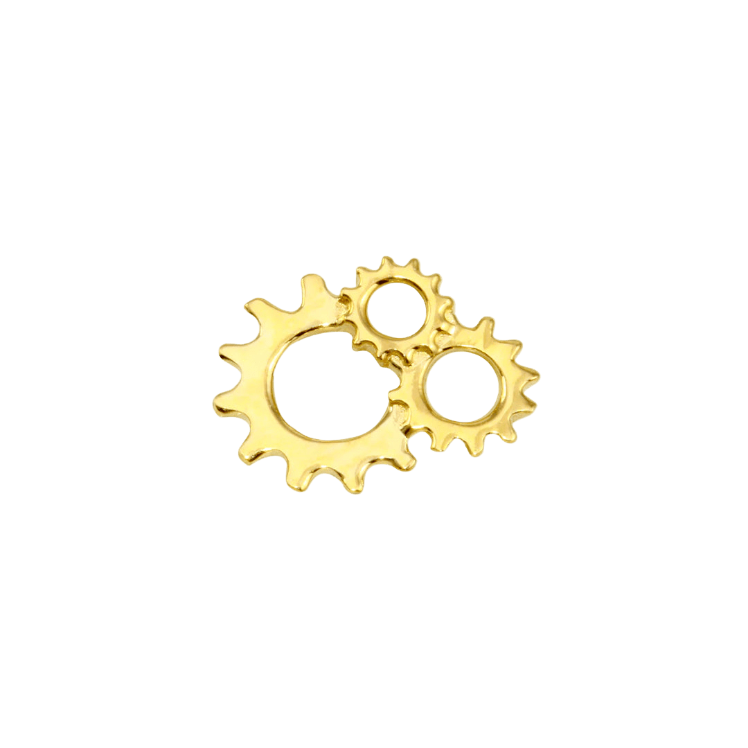 Coggs – 14K Gold Threadless End - piercing - zone.com