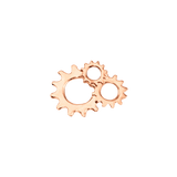 Coggs – 14K Gold Threadless End - piercing - zone.com