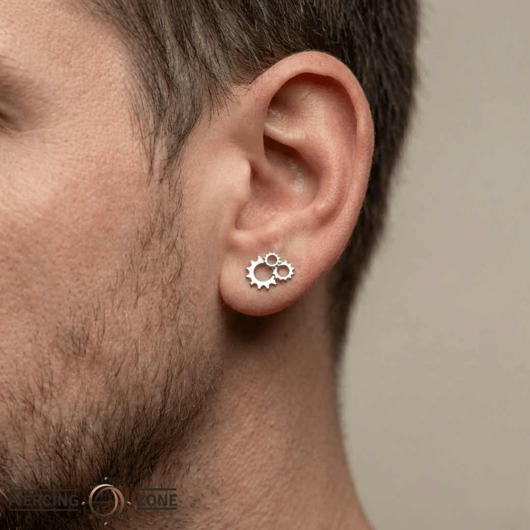 Coggs – 14K Gold Threadless/Threaded End - piercing - zone.com
