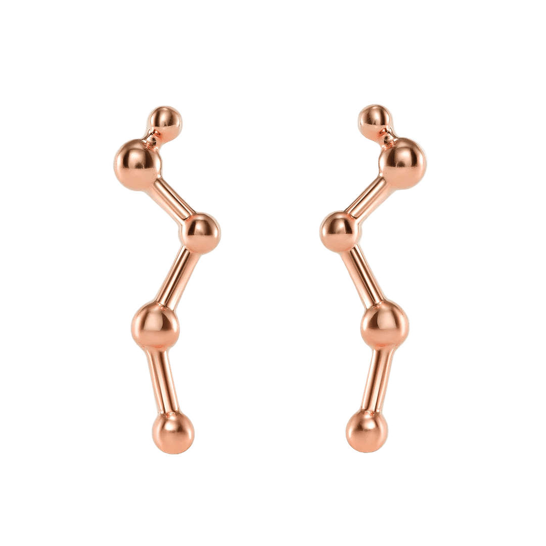 Constellation Long – 14K/18K Gold Threadless End - piercing - zone.com