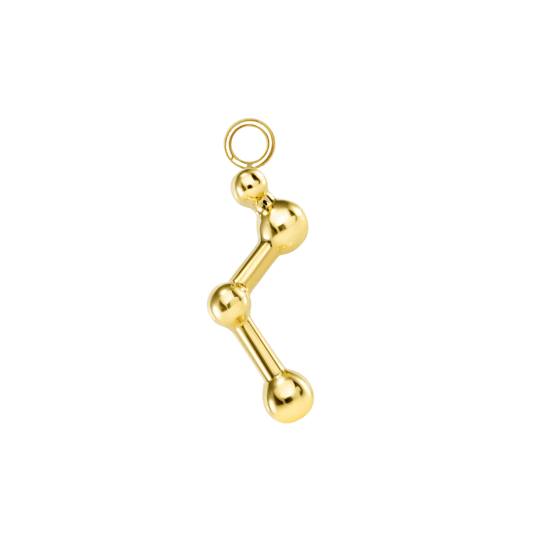 Constellation Short – 14K & 18K Gold Charm - piercing - zone.com
