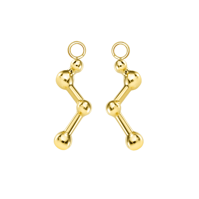 Constellation Short – 14K & 18K Gold Charm - piercing - zone.com