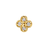 Cora – 14K Gold Threadless/Threaded End - piercing-zone.com