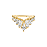 Corona Clicker with Kite, Baguette & Gemstones – 14K & 18K Gold - piercing - zone.com