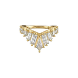 Corona Clicker with Kite, Baguette & Gemstones – 14K & 18K Gold