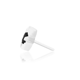 Corvin – Black CZ Star – 14K Gold Threadless End - piercing - zone.com