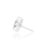 Corvin – White CZ Star – 14K Gold Threadless End - piercing - zone.com