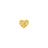 Cosmic Heart - 18K Gold Threadless End - piercing-zone.com