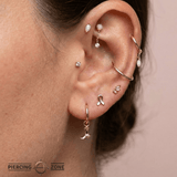 Cowgirl Boot Charm – 14K & 18K Gold - piercing - zone.com