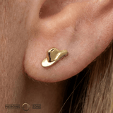 Cowgirl Hat – 14K Gold Threadless/Threaded End - piercing - zone.com