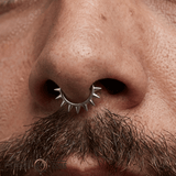 Crass Continuous Ring - 14K Gold Seamless Ring - piercing - zone.com