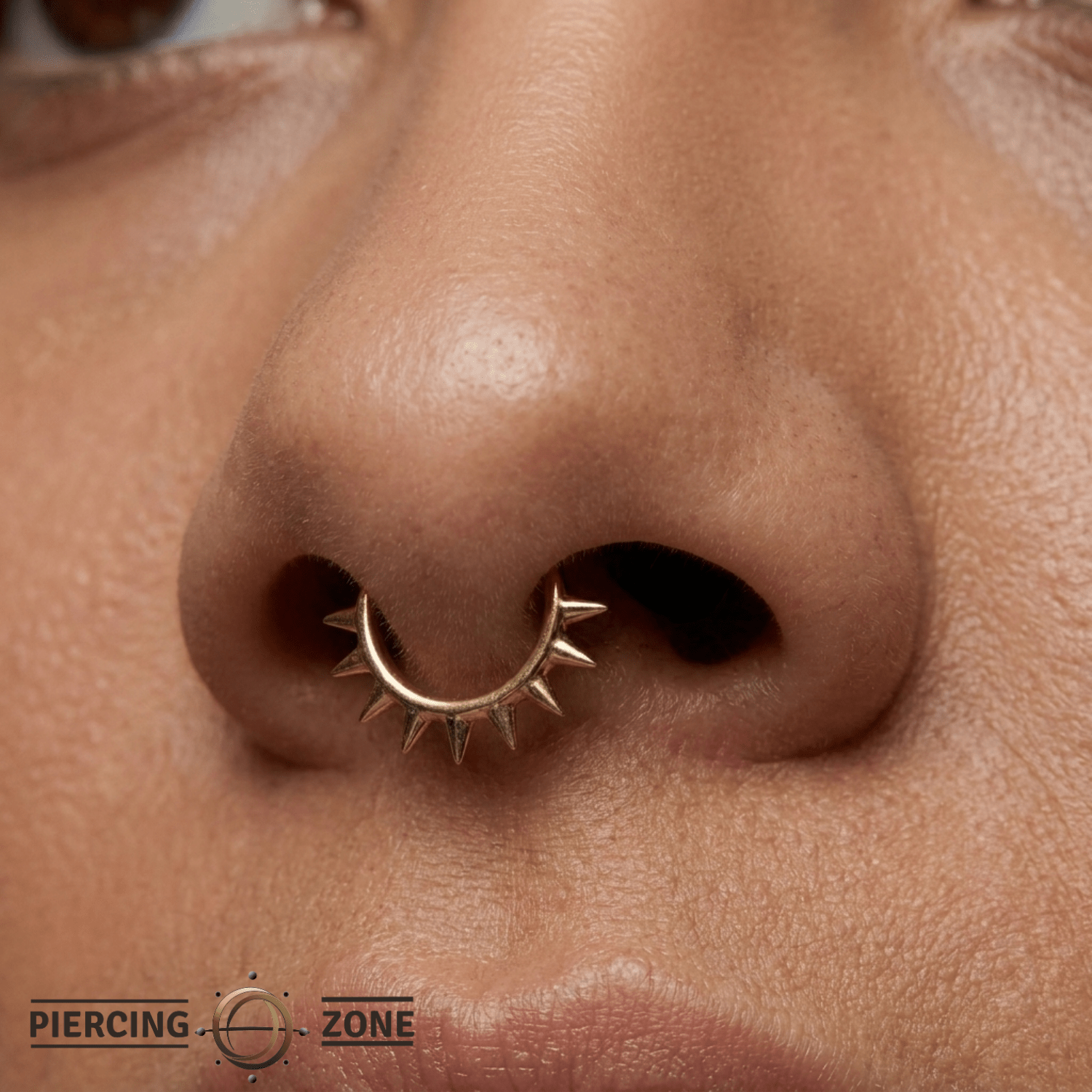 Crass Continuous Ring - 14K Gold Seamless Ring - piercing - zone.com