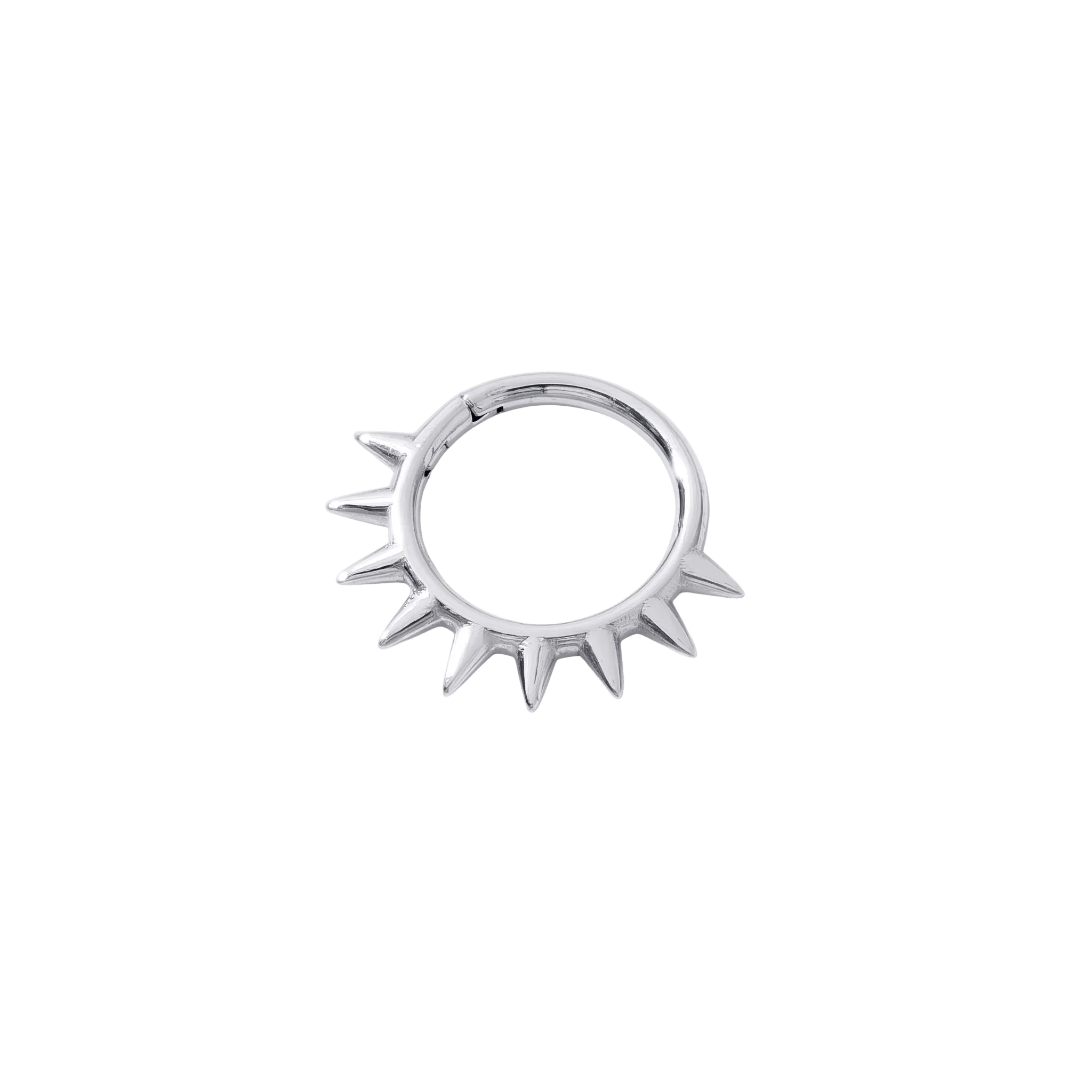 Crass Continuous Ring - 14K Gold Seamless Ring - piercing - zone.com
