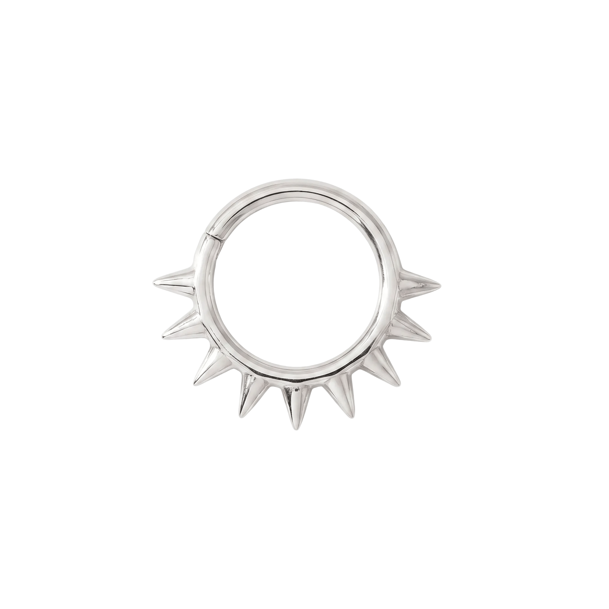 Crass Continuous Ring - 14K Gold Seamless Ring - piercing - zone.com